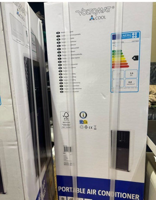 Climatiseur mobile Voltomat 7000 BTU – Excellent état – Refroidissement, ventilation et déshumidification