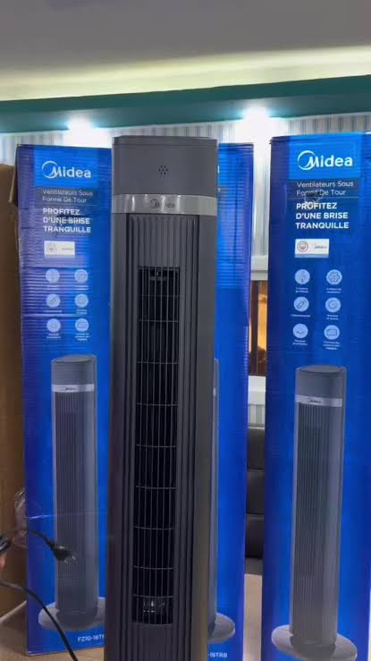 🌬️ Ventilateur Midea Puissant – Fraîcheur Rapide et Confort au Quotidien